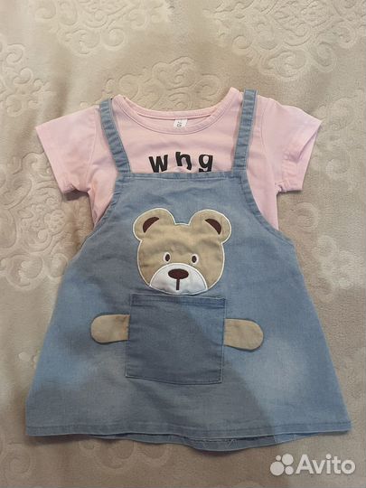 Платье для девочки 80-86