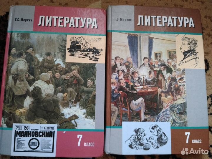 Учебник по литературе Меркин Г.С 7 класс