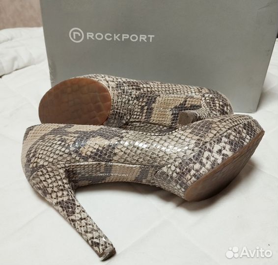 Туфли Rockport под питона р.38,5