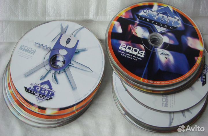 Диски (DVD приложения) от журналов ixbt за 2003-06