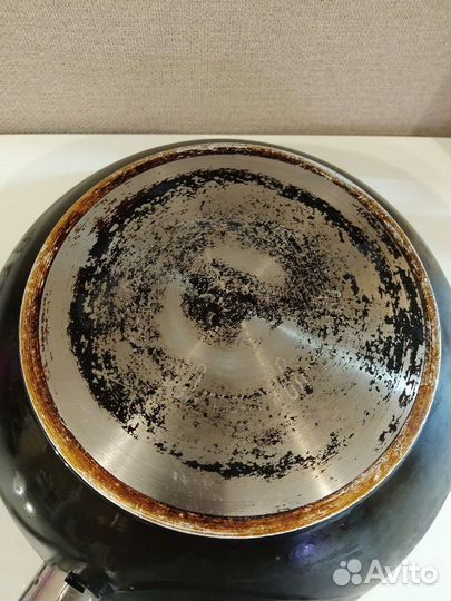 Глубокая, большая сковорода с крышкой Tefal