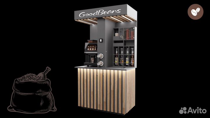 Кофейня самообслуживания, кофе с собой