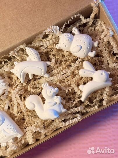 Гипсовые фигурки для раскрашивания