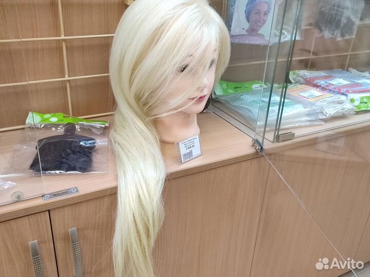 Голова учебная для причёсок 60см