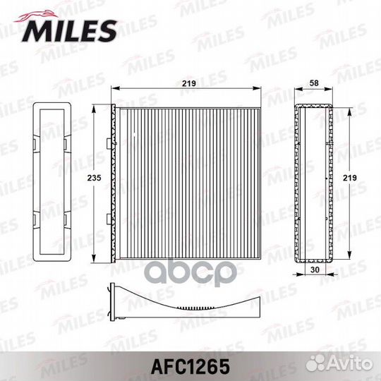 Фильтр салона subaru impreza/forester 08- угольный