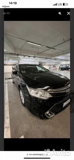 Фары на toyota camry 55