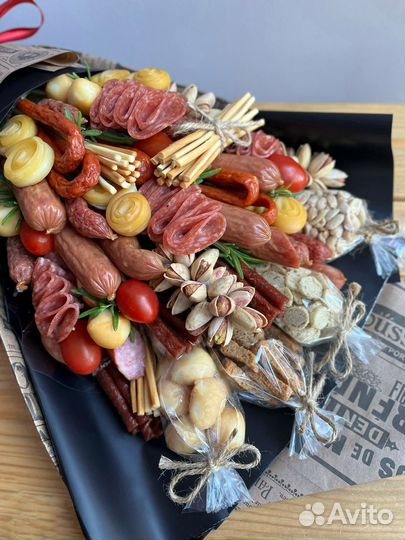 Букет из колбасы/ съедобный букет