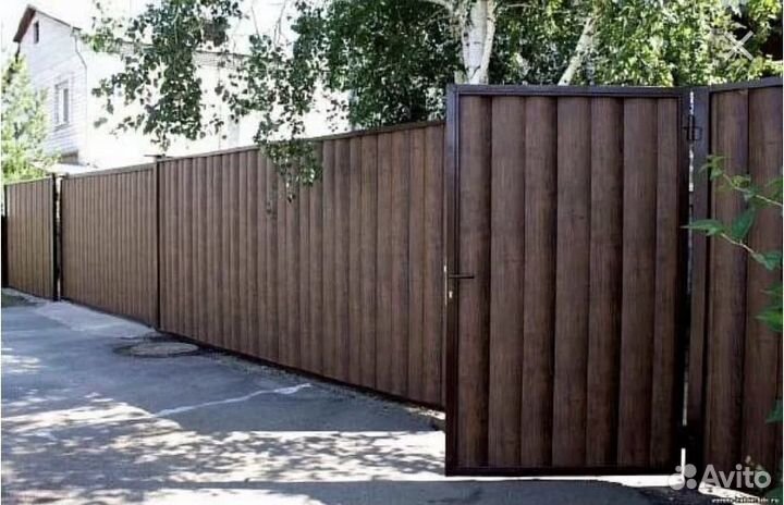 Сайдинг металлический для забора