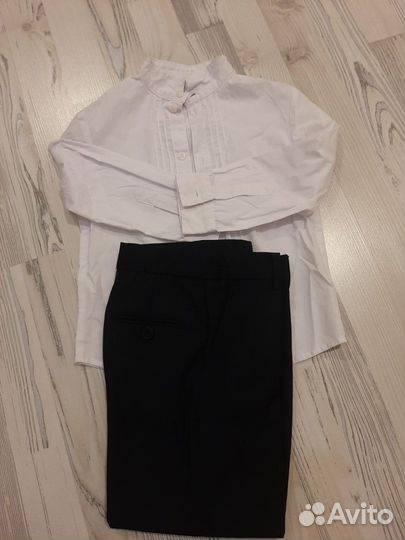Рубашка белая + брюки