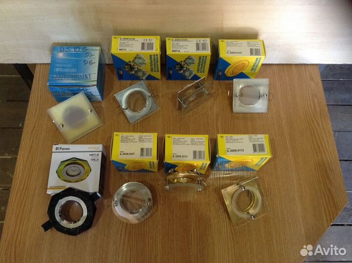 Точечные встраиваемые светильники