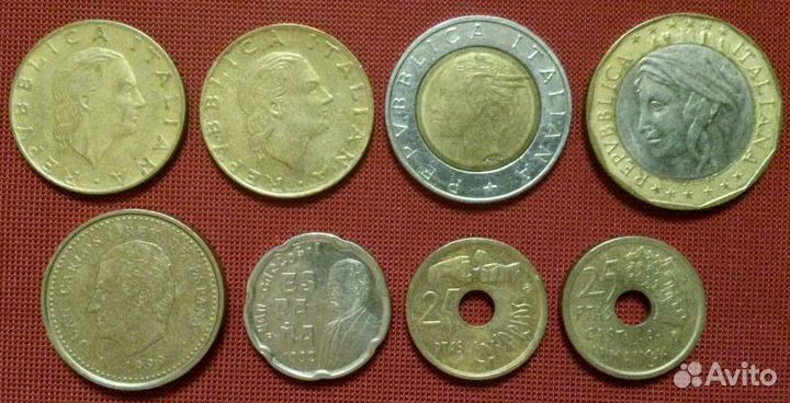 Монеты стран Западной Европы