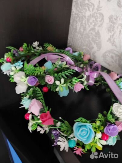 Ободки, венки из цветов