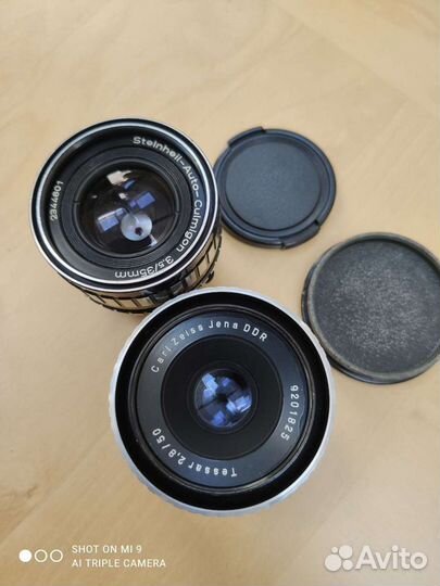 2 шт лот CZJ Tessar 50/2.8 и Culmigon 35/3.5 М42