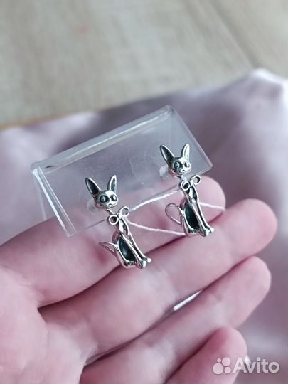 Серебряные серьги 