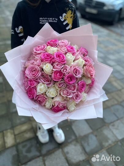 Розы оптом высокие