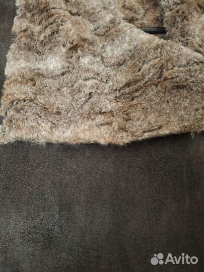 Жилетка женская двусторонняя Olsen мех нубук 46-46