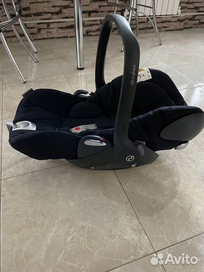 Автолюлька cybex cloud q plus с isofix 0+