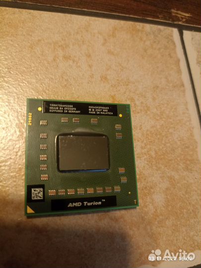 AMD Turion 64x2 Mobile RM-75 2.2Ггц. tmrm75dam22gg