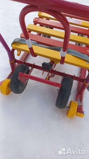 Санки с колесами тимка 5 универсал