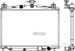 Радиатор Mazda 2 07-10 33011047 Sakura