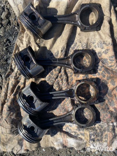 Картер, шатуны, клапаная крышка KIA A5D S6D