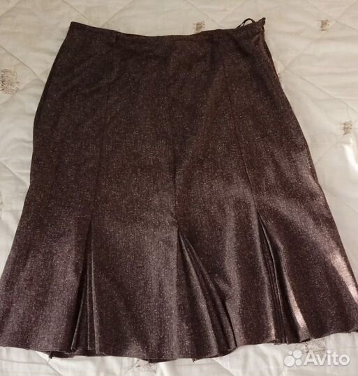 Юбка коричневая