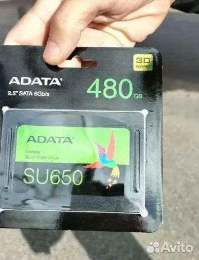 Жёсткий диск 480 гб A-Data