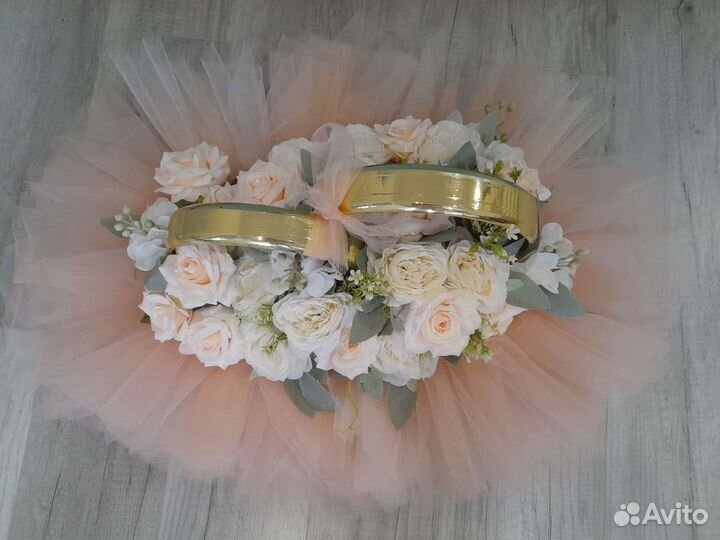 Кольца свадебные на машину