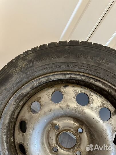 R15 Nokian Tyres Hakkapeliitta 7 185/60, PCD 4x100 DIA 54.1