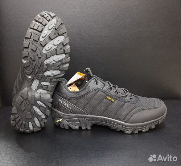 Кроссовки Merrell утеплённые артикул 777 чёрные