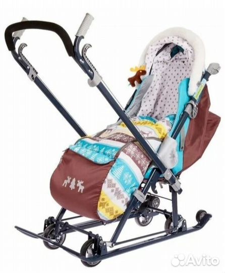 Детские санки коляска, ника