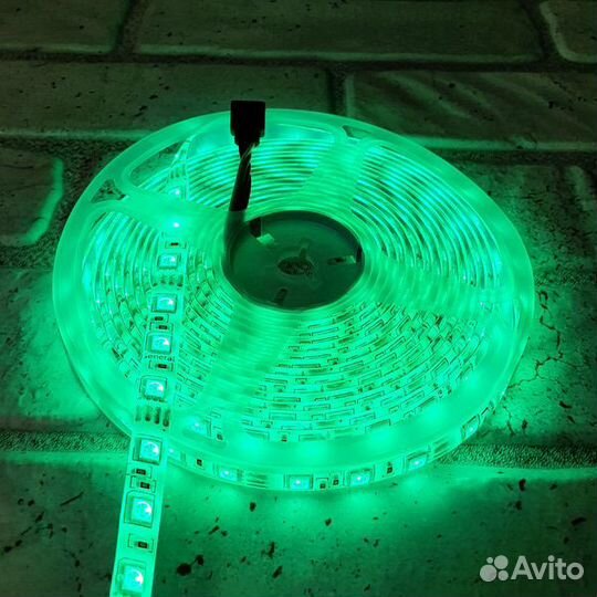 Лента LED 5050 RGB(14.4W/m-60Led/м -12V) IP65 (Gen