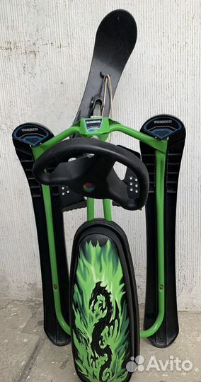 Детский снегокат бу