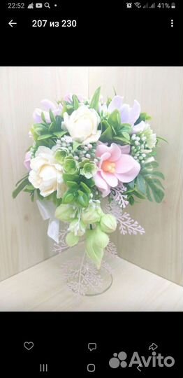 Букеты из мыльных цветов. Мыльные букеты