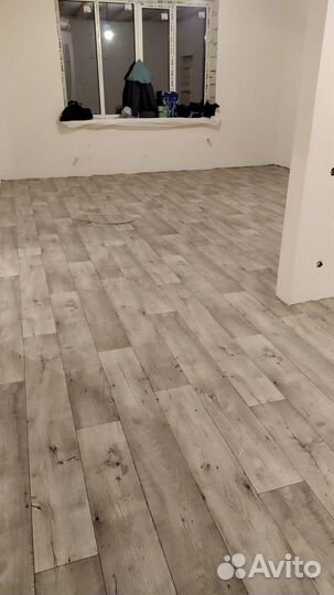 Укладка настил линолеума