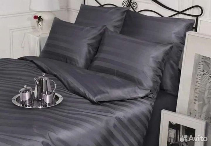 Гостиничное бельё. Страйп сатин как в отеле