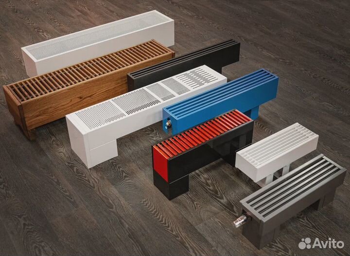 Низкие напольные радиаторы отопления