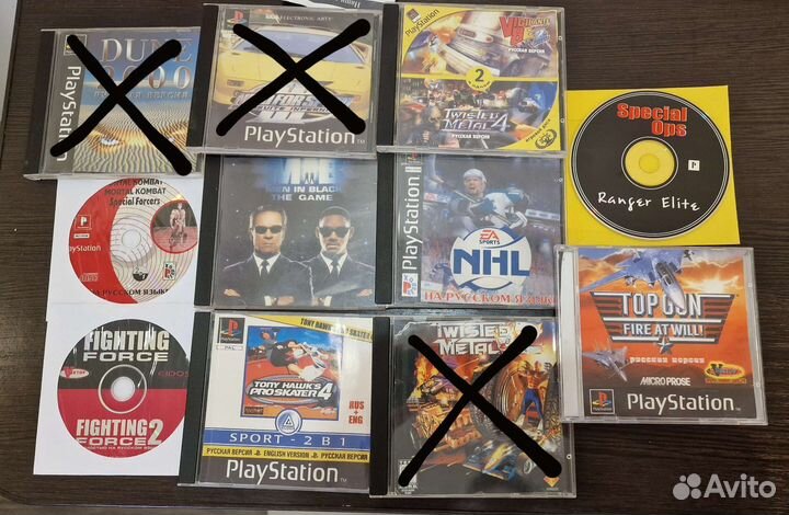 Диски (игры) PS1 (PlayStation 1)
