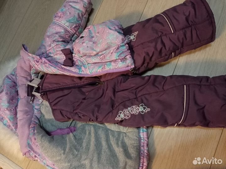 Зимний костюм для девочки