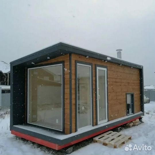 Баня модульная из бруса под ключ