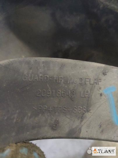 Брызговик задний левый daewoo winstorm