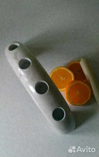 Подсвечник из мрамора. Ручная работа