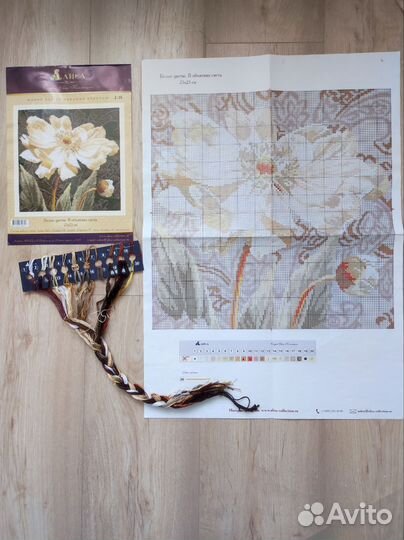 Набор для вышивки крестом остатки Алиса
