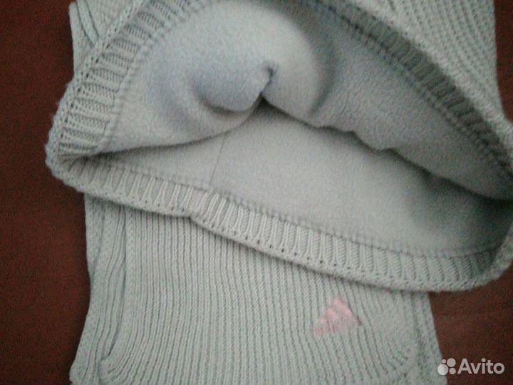 Женская шапка и шарф 