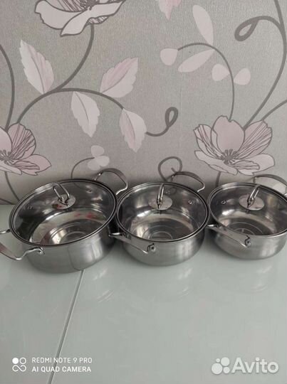 Набор кастрюль новый