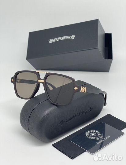 Солнцезащитные/имиджевые очки chrome hearts