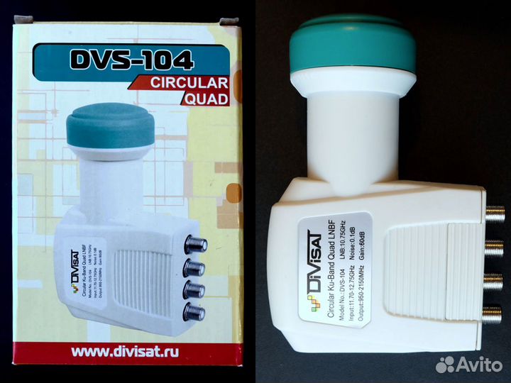 Спутниковый конвертер ку 1-4 выходов