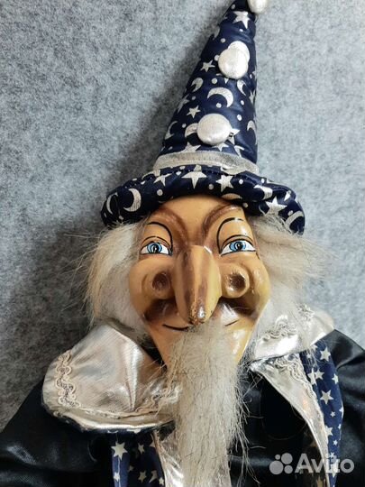 Кукла фарфоровая звездочет ведьмак