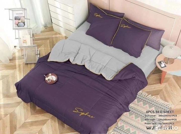 Одеяло Евро с постельный бельем