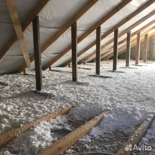 Утепление Эковатой